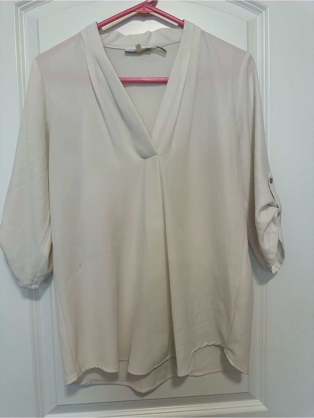 Calvin Klein Blouse, white, size small
